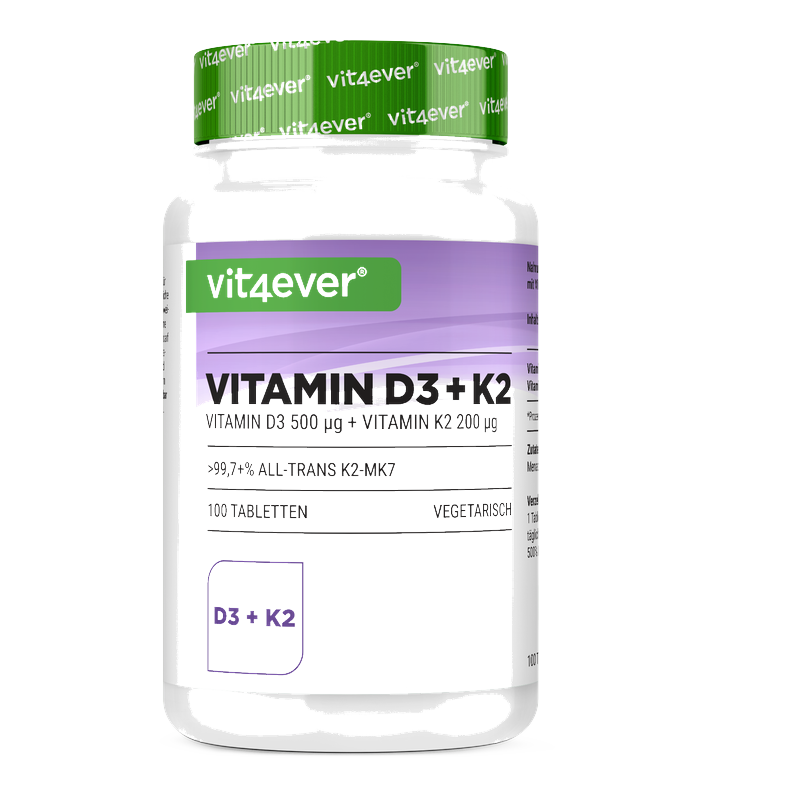 Vitamin D3 + K2